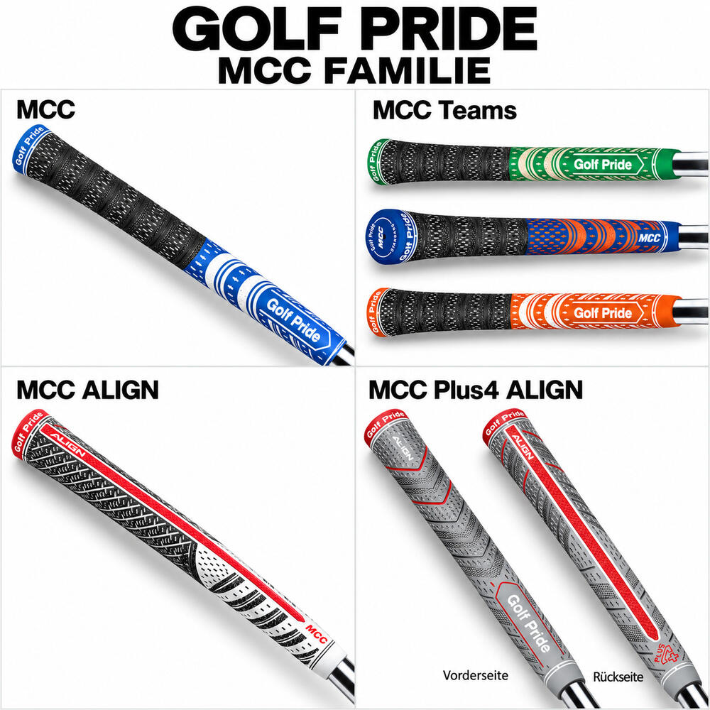MCC Golf Pride Hybrid Golf Griffe aus Cord und Gummi