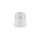 Weisses Ferrule mit silbernem Ring