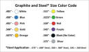 Golfschaft Verlängerung Extenders für Golf Schäfte aus Stahl und Graphit 0.5075 inch orange