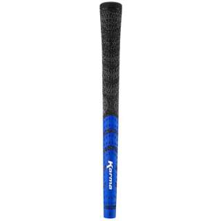 Karma Black/Blue Half Cord Oversize (+1/16") Golf Grips
