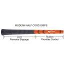 Karma Half Cord Weiß/Schwarz Golfgriffe