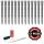 Golf Pride Multicompound MCC Plus 4 Standard Grey Griff Set (13 x Griffe, 13 x Tape, Solvent und Schaftklammer)