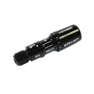 Ersatz Schaft Adapter für TaylorMade R15 0.335 inch, 2 Grad Verstellbarkeit / schwarz / Schraube inkl.