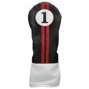 Sahara Retro Golf Schlägerhaube Black/Red/White Driver