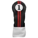 Sahara Retro Golf Headcover Black/Red/White Driver