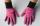 Winterhandschuhe Pink Style Polar Fleece für Damen (Paar)