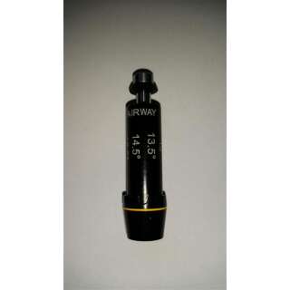 Ersatz Schaft Adapter für Cobra Fly Z 3-4 Fairwayholz Tip 0.335 -  schwarz ohne Schraube  gelber Ring - 13-16 Grad