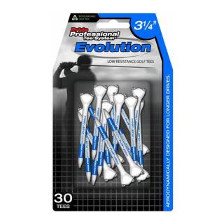 Pride Evolution Plastic PTS 3-1/4"  30 Golf Tees - weiß