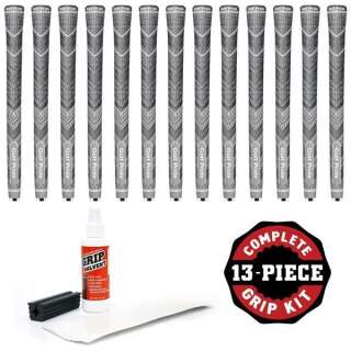 Golf Pride Multicompound mcc Plus 4 Lady Grey Griff Set (13 x poignées, 13 x Tape, solvant et clip de manche