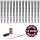 Golf Pride Multicompound mcc Plus 4 Lady Grey Griff Set (13 x poignées, 13 x Tape, solvant et clip de manche
