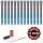 Golf Pride Multicompound MCC Plus 4 Midsize upper blue - 13 piece Golf Grip Kit (with tape, solvent, vise clamp)