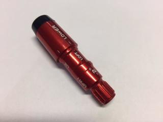 Ersatz Schaft Adapter rot für TaylorMade M1/M2/R15/Jet Speed/SLDR Driver Verstellbarkeit /total 4 Grad (2 Grad jede Richtung) 0.335 Rechtshand / ohne Schraube