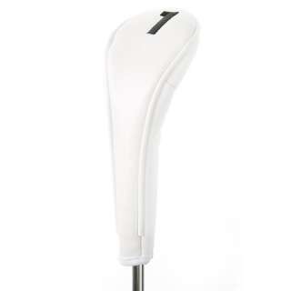 No Logo Hybrid Headcovers White