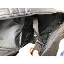 Upholstered Travelcover with wheels, all black