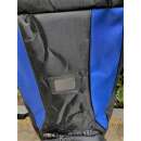 Upholstered Travelcover with wheels, all black