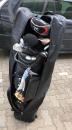 gepolstertesTravelcover mit Aussentasche und Rollen