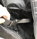 gepolstertesTravelcover mit Aussentasche und Rollen