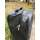 Upholstered Travelcover with wheels, all black