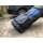 Upholstered Travelcover with wheels, all black