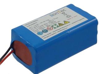 Golfbatterie 25,2 V - 7,8 Ah für Go4Me und CaddyOne Golftrolley inkl. verlängertem Adapter zur Benutzung des Akkus im Golfbag