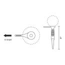 FlexTee AlignTee - Tee di golf flessibili 3 "(pacchetto di 4)