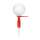 FlexTee -  Flexible Golf Tees mit Ausrichtungshilfe (4er Packung), 3" ( Die Verpackung der Tees kann abweichen vom Bild )