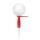 FlexTee AlignTee - Tee di golf flessibili 3 "(pacchetto di 4)