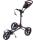 Fast Fold Flat Fold Golf Trolley - 3 Rad - Klappbar (Schwarz)