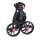 Fast Fold Flat Fold Golf Trolley - 3 Rad - Klappbar (Schwarz)
