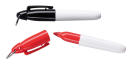 Set de stylos marqueurs noir et rouge