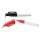 Set de stylos marqueurs noir et rouge