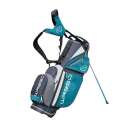 Wasser abweisendes Stand Bag Black/Grey/Acqua