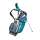 Wasser abweisendes Stand Bag Black/Grey/Acqua