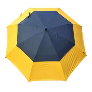 Parapluie de golf avec protection uv et biseau (Windcutter) / différentes couleurs jaune / noir
