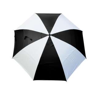 Parapluie de golf avec protection uv et biseau (Windcutter) / différentes couleurs noir / blanc