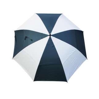 Parapluie de golf avec protection uv et biseau (Windcutter) / différentes couleurs bleu marine / blanc