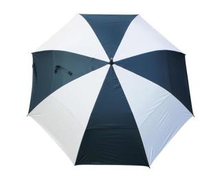 Parapluie de golf avec protection uv et biseau (Windcutter) / différentes couleurs bleu marine / blanc