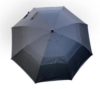 Golf Umbrella UV Coated 32 inch Windcutter with windslots extra large Jet Black