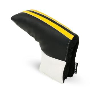 Sahara Retro Golf Schlägerhaube Putter Schwarz/Weiß/Gelb