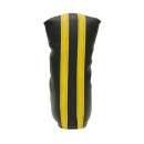 Sahara Retro Golf Putter Headcover Black/White/Yellow
