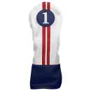 Sahara Retro Golf Headcover Red/White/Blue