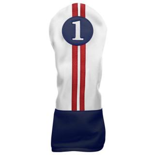 Housse de tête Sahara Retro Golf Red/White/Blue Driver