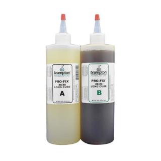 Brampton Pro Fix 20/20 Long Cure Epoxy A+ B Kleber Flaschen je 473 ml (16oz)