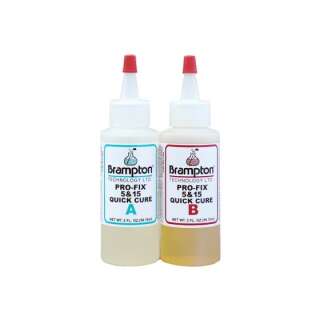 Brampton Pro-Fix 15/30 Quick Cure Epoxy flacons 2 x 60 ml (2 oz)