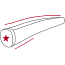 Golf Pride Pro Only Putter Grip Red Star 72cc