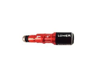 Ersatz Schaft Adapter für TaylorMade RBZ TP Rot Adapter mit schwarz/weiss Ferrule - 0.335