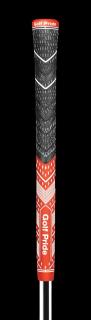 Golf Pride Multicompound MCC PLUS 4 TEAMS Midsize Red Orange/White