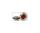Translucent Stainless Ersatz Gewichte für Scotty Cameron Putter x 2 rot mit kleinem Gewinde 35g