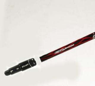 Schaftadapter für Taylormade M1/R15/R15/SLDS/RBZ1/JetSpeed 0.335 in Rot mit Schaft und Griff massgeschneidert