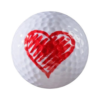 Magballs magnetische Golfball "Herz"